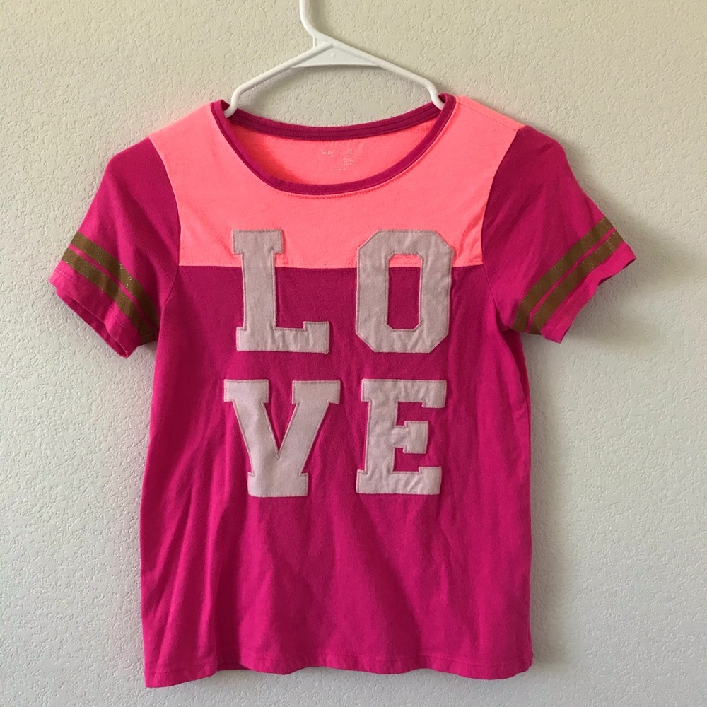 GAP Pink Love T-Shirt